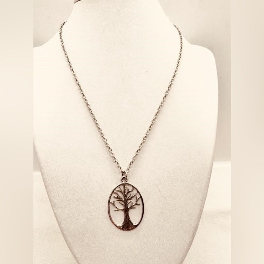 Silver Tree of Life Necklace.